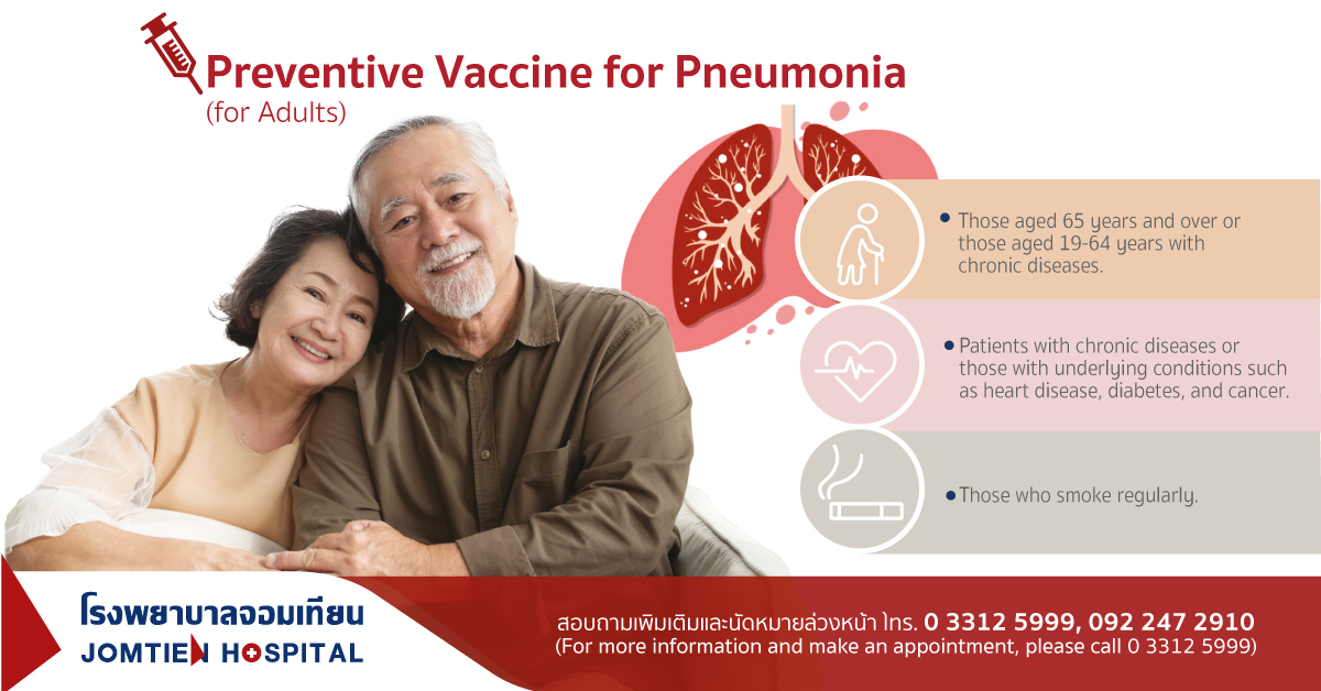 Preventive Vaccine for Pneumonia (for Adults) 